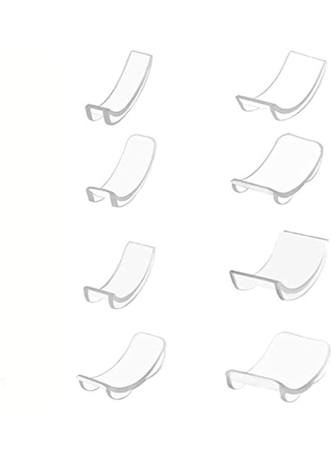 jaexest Ring Size Adjuster for Loose Rings (Pack of 8,8 Sizes) silicone - Image 1