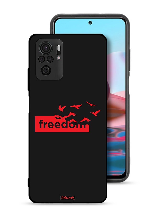Tolwak Xiaomi Redmi Note 10S Protective Case Cover Freedom - Image 1