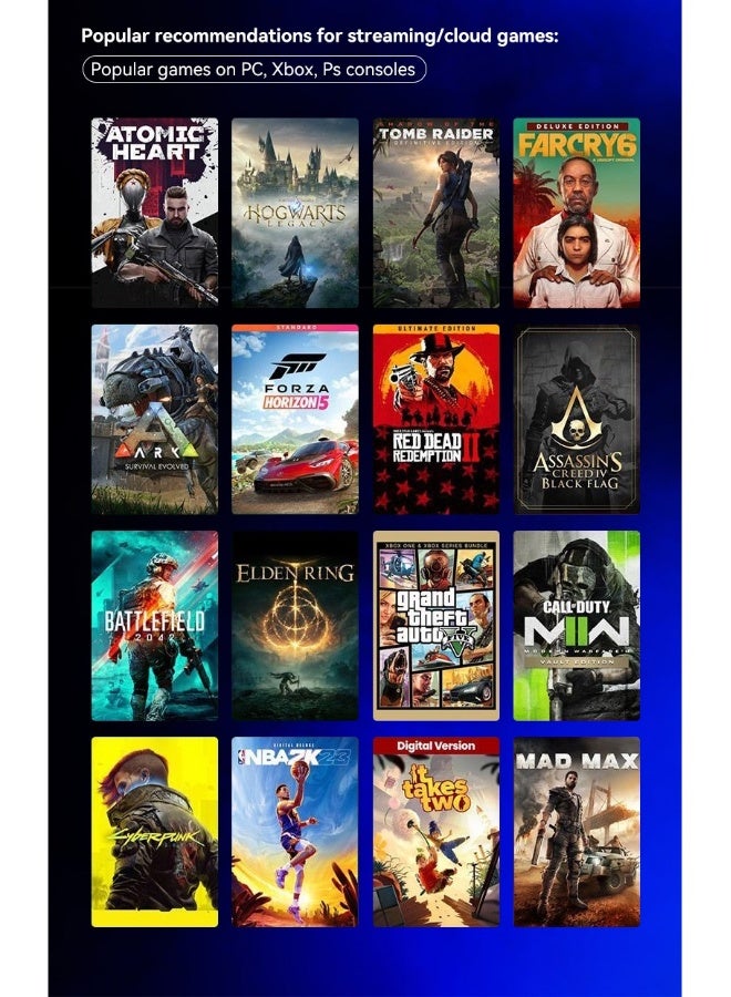 وحدة تحكم ألعاب D9 Mobile Cloud لأجهزة iPhone 15/14 وiPad والكمبيوتر اللوحي وAndroid/PC/Switch/PS3/PS4 مع Turbo، والبث على PS5/PS4/Xbox/PC، وتأثير Hall/Hall Trigger، ومستشعر جيروسكوب سداسي المحاور - Image 5