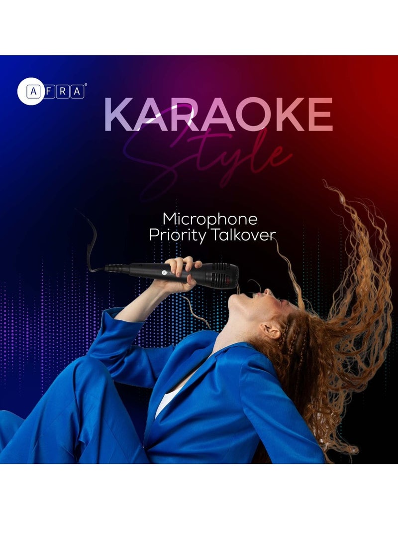 AFRA AFRA Bluetooth Speaker, 30 Watts, Black, Plastic Body, Ultra Bass, 7.4V/3000mah Rechargeable Battery, RGB Lighting, AF-0030BSBK, 2 Years Warranty.  - Image 4