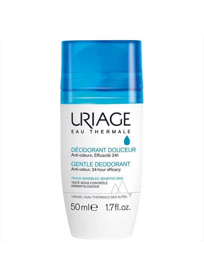URIAGE Aluminum-Free Deodorant 24hr 1.7 fl.oz. | Gentle Roll-On Protection for Excessive Armpit Sweat | Men and Women | Combats Odor and Provides a Fresh, Clean Feeling for 24hr - Image 1