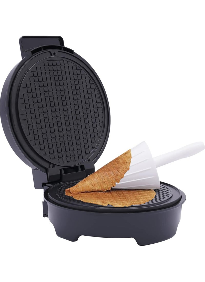 Generic - 1000W Waffle Iron, Ice Cream, Horniron, Waffle Machine, Waffle Iron, Vending Machine, Black - Image 1