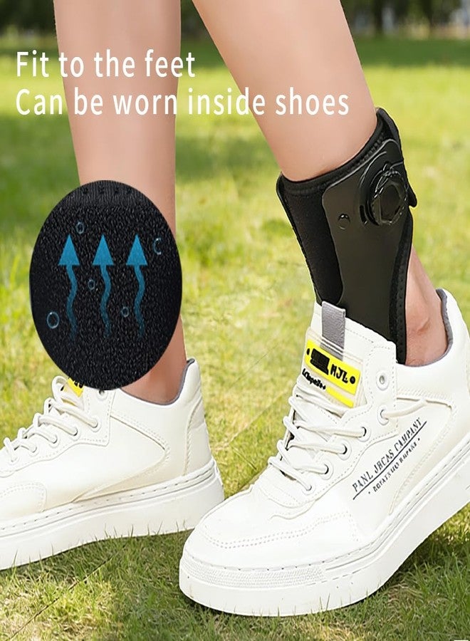 Laway Upgrade AFO Foot Drop Brace - Ankle Stabilizing Orthosis for Neurological Recovery, Men/Women Gait-Improving Brace, Shoe-Compatible, Stabilizes Ankles & Aids Post-Injury Rehab(Left, Large) - Image 5