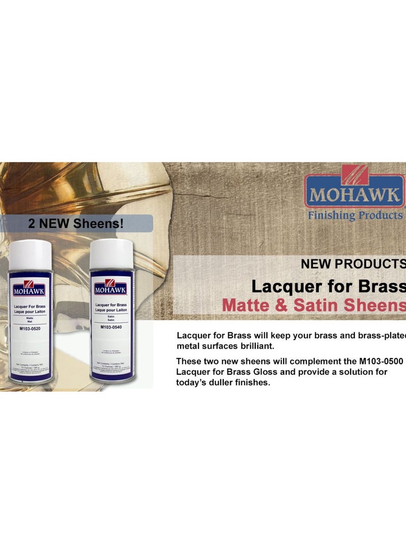 Mohawk Finishing Products Lacquer for Brass M103 520 Matte, Non Yellowing, Anti tarnishing - Image 3