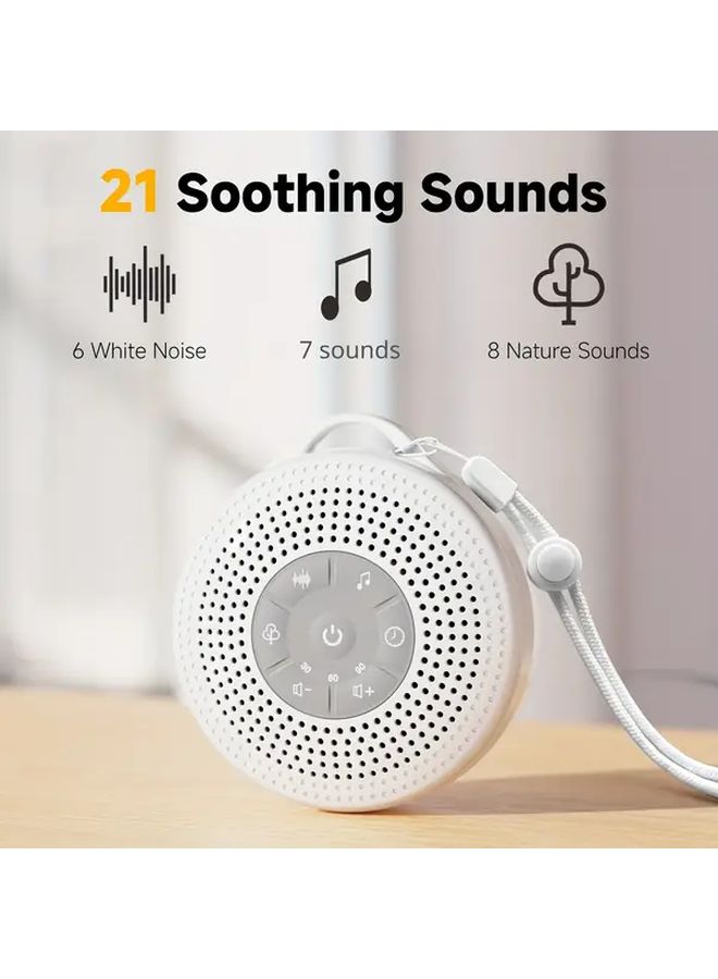 White Noise Machine Portable With 21 Sounds Timer Volume Control For Sleep - Image 2