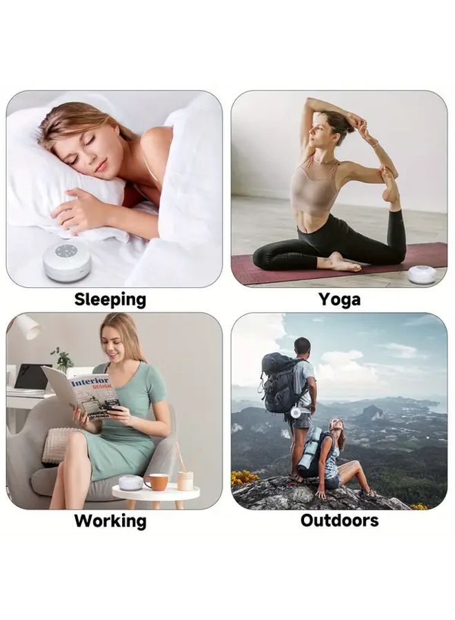 White Noise Machine Portable With 21 Sounds Timer Volume Control For Sleep - Image 4