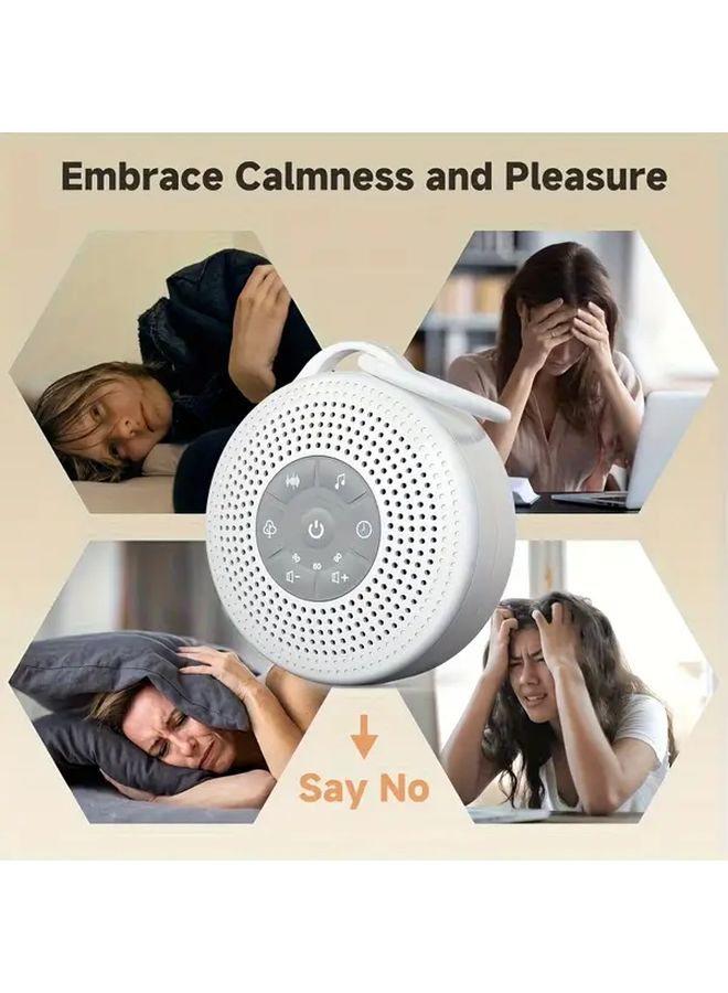 White Noise Machine Portable With 21 Sounds Timer Volume Control For Sleep - Image 5