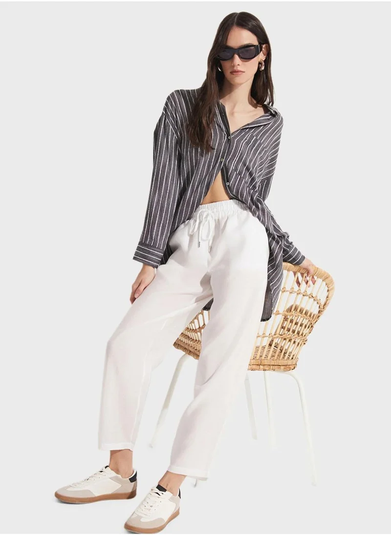 جون High Waist Pants