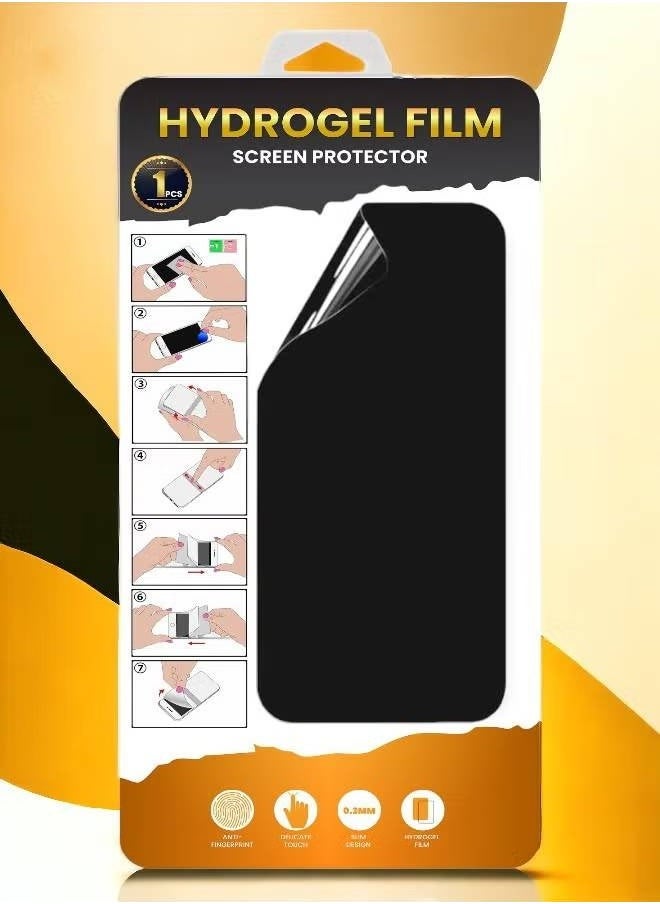 JAJEEK Vivo V29 Hydrogel Privacy Film Screen Protector - Black | Anti-Glare, Scratch Resistant, Full Coverage, Easy Installation for Vivo V29 | Ultra Thin, Privacy Protection for Your Screen