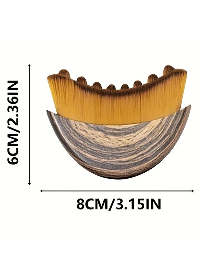 1pc Face Body Brush With Storage Case Soft Polyester Bristles For Lymphatic Massage - Image 4