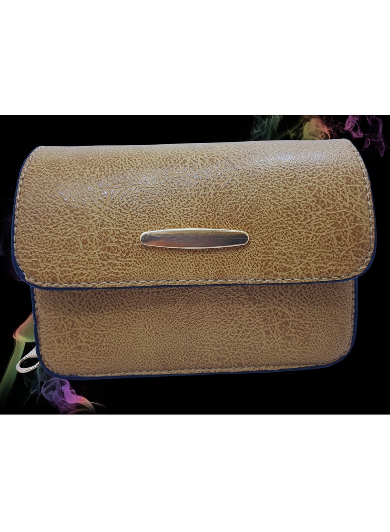 TO FASHION TO 3002 LEATHER WOMEN, GIRLS CROSS BODY BAG, SHOULDER BAG, WITH ATTATCHED BELT, MODERN, UNIQUE AND ELEGANT DESIGN, DIMENSIONS 12*19*8 CM COFFEE A - Image 3