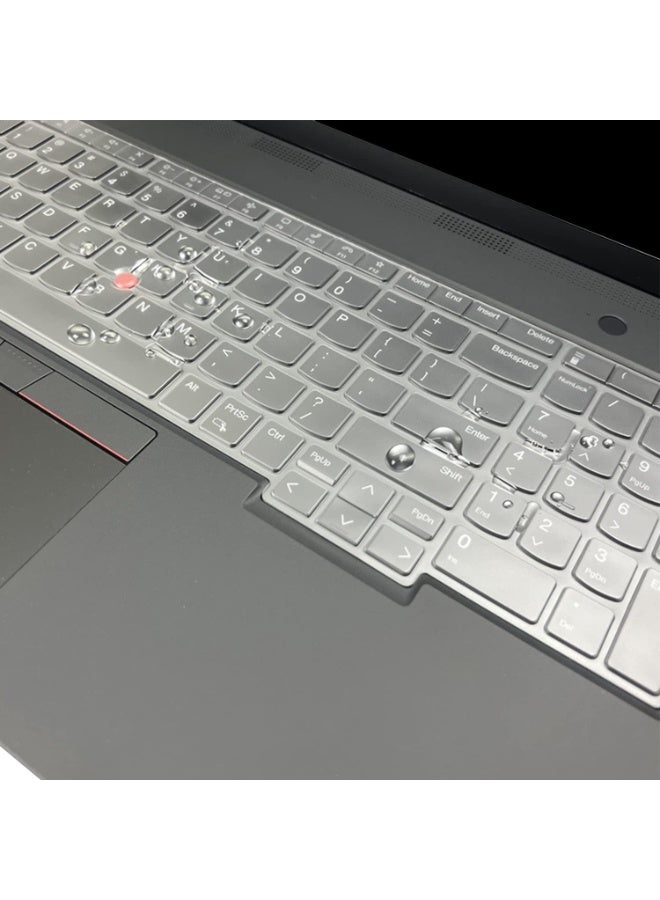 غطاء لوحة المفاتيح متوافق مع 2023 لينوفو ThinkPad E16 L16 T16 P16 P16v P16s 16 بوصة ThinkPad L15 Gen 4 15.6 بوصة ThinkPad E16 L16 T16 P16 P16v P16s Gen 2 - Image 4
