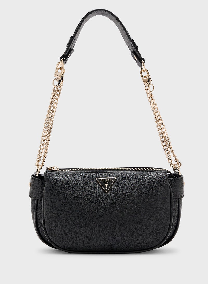 GUESS Logo Detail Fedora Crossbody - Image 1