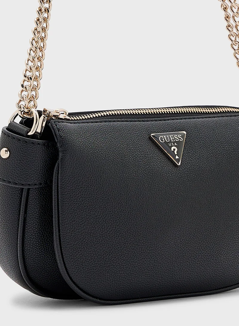 GUESS Logo Detail Fedora Crossbody