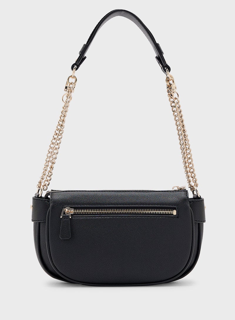 GUESS Logo Detail Fedora Crossbody - Image 2