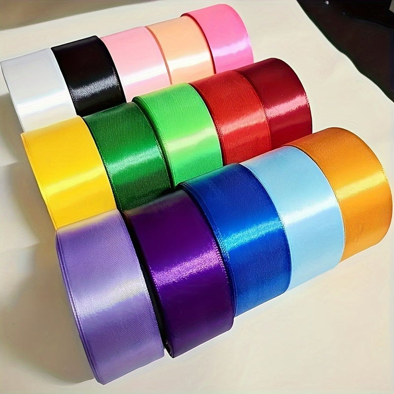 Peach Pink 2Pcs 1.5 Inch Wide Satin Ribbon for Gift Wrapping And Wedding Decor - Image 5