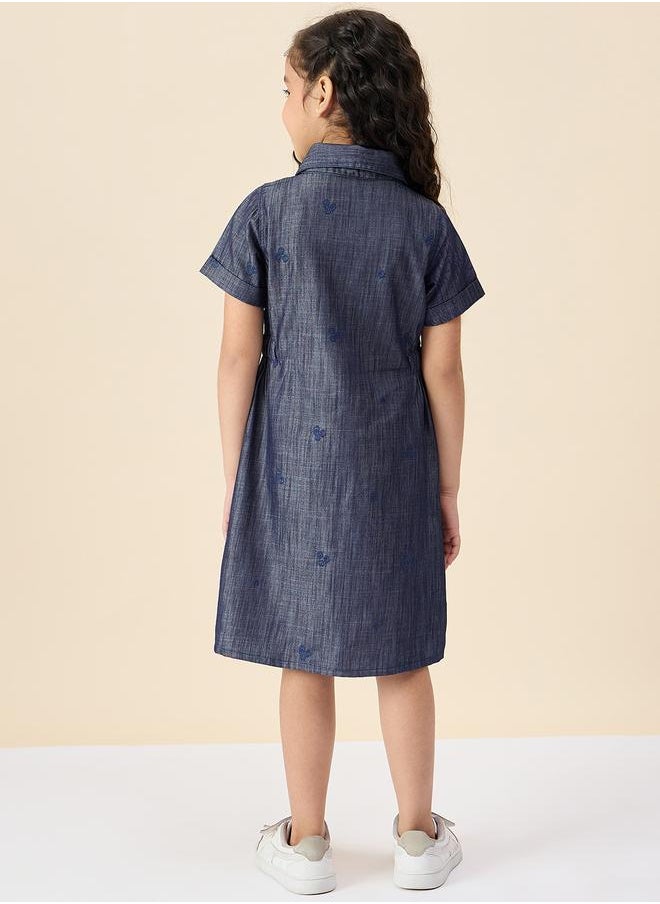 Stylo Bug Chambray Button-Down Dress  - Image 4
