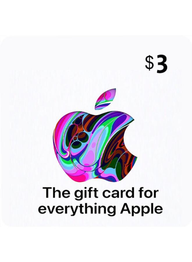 Apple & Itunes Gift Card - USA 3 USD