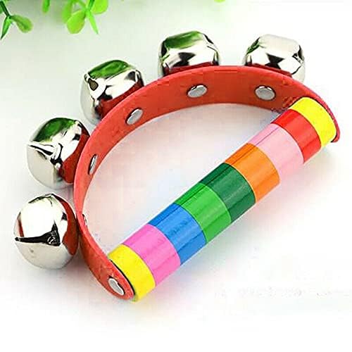 Shoro Colorful Non Toxic Wooden Rattles Toys Set for Babies,Pack of 2 (Assorted Design) - Image 3