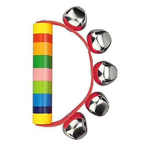 Shoro Colorful Non Toxic Wooden Rattles Toys Set for Babies,Pack of 2 (Assorted Design) - Image 2