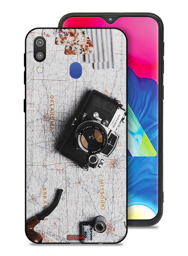 Tolwak Samsung Galaxy M20 Protective Case Cover Vintage Camera - Image 1