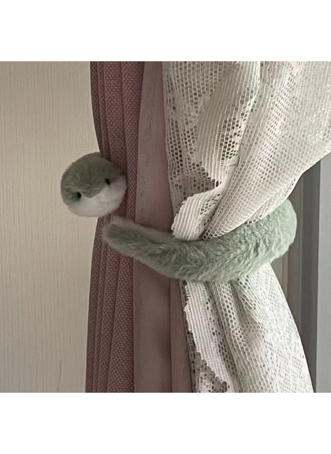 Generic - Little Snake Doll Plush Roll Little Snake Furry Shake Tone Same Year Of The Snake Baby Toy Doll-Specifications:40cm-Color: Two [there Are Rubber-coated Wires Inside For Shaping - Image 1
