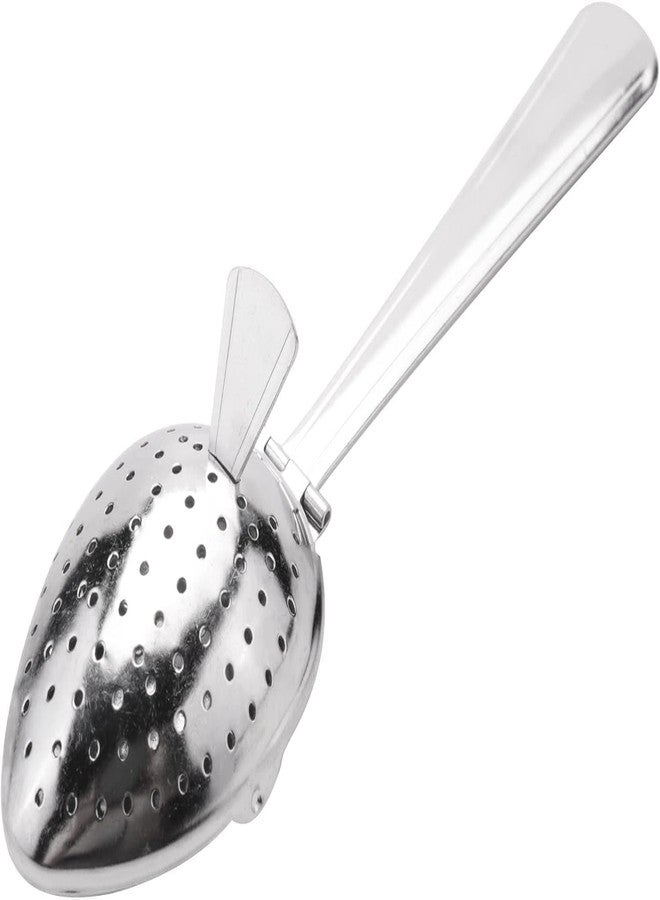 SelHeng Silver Stainless Steel Tea Infuser Strainer Spoon Loose Leaf Filter Herbs Spice NEW!Tea Strainers and Filters, Tea Filters, About 15cm in length - Image 1