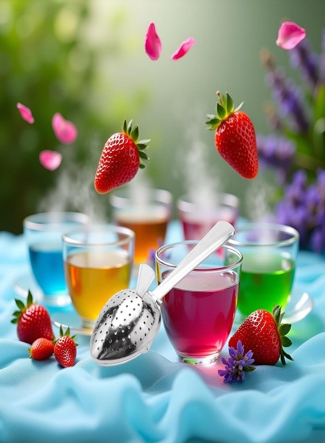 SelHeng Silver Stainless Steel Tea Infuser Strainer Spoon Loose Leaf Filter Herbs Spice NEW!Tea Strainers and Filters, Tea Filters, About 15cm in length - Image 4