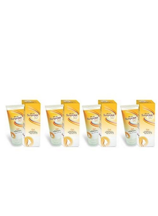 Salve Sunprotek Matte Look Sunscreen SPF50 PA+++ For Oily or Acne prone skin, Paraben & Sulphate free For Women And Men - 50gm (Pack of 4) - Image 1