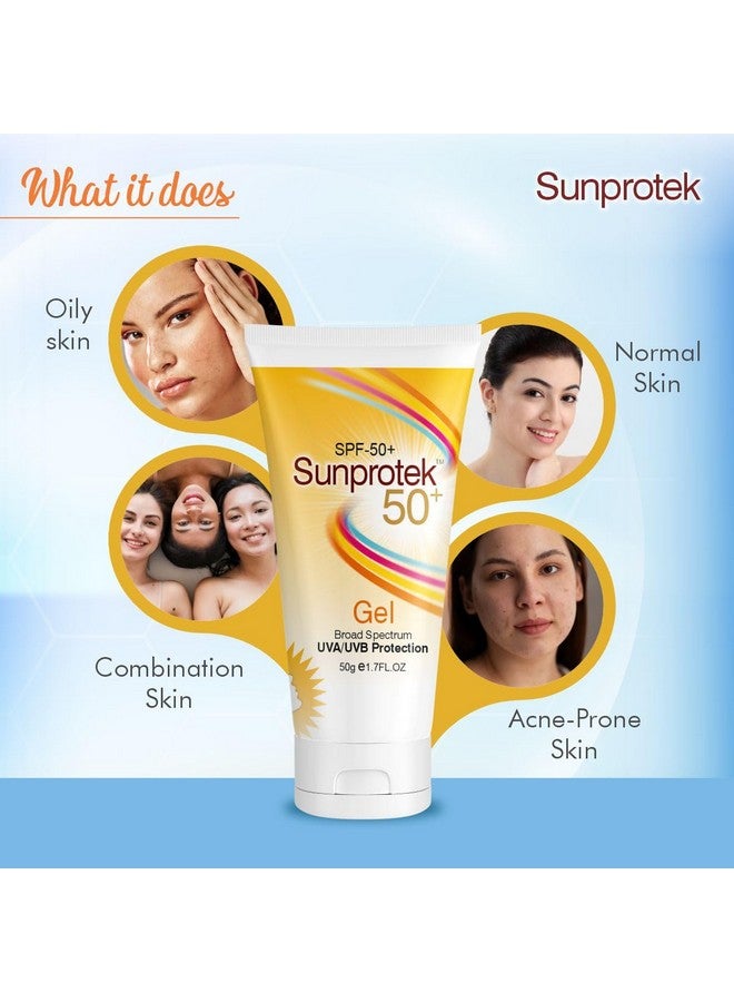 Salve Sunprotek Matte Look Sunscreen SPF50 PA+++ For Oily or Acne prone skin, Paraben & Sulphate free For Women And Men - 50gm (Pack of 4) - Image 5