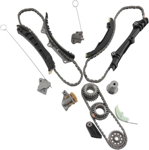 INGKAN 3.6L Engine Timing Chain Kit Fits for Chrysler Pacifica 17-24/ Voyager 20-24, for Dodge Durango 16-24, for Jeep Gladiator 20-23/ Grand Cherokee Ram 1500 3.6L V6 DOHC Engine ERB ERC EH3 ERG - Image 1
