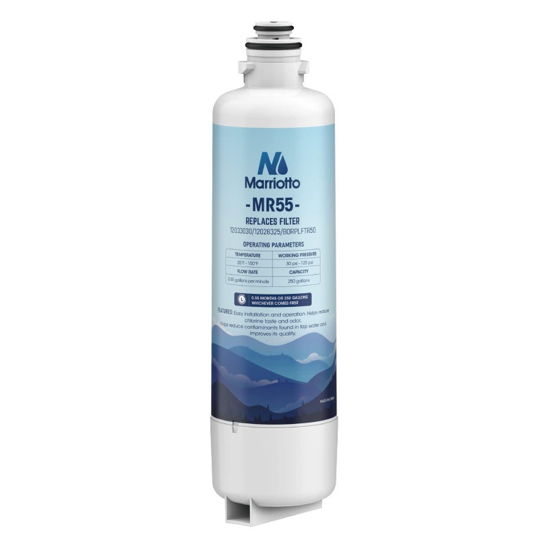 MARRIOTTO Replacement for Bosch Ultra Clarity Pro Water Filter Compatible with BORPLFTR50 12033030 11032531 1102582512028325 BORPLFTR55 WFC100MF WFS200MF 1 Pack