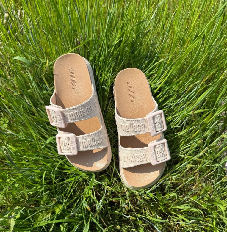 Summer Melissa Women'S Shoes Platform Sandals Slides Double Buckle Jelly Shoes Casual Sandals - Image 1