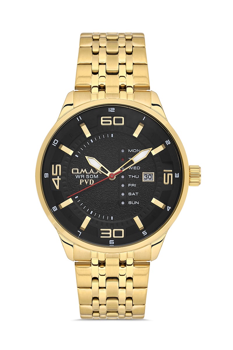 OMAX Men's Wrist-Watch | Analog | Stainless Steel Band | Elegant Design - Image 1