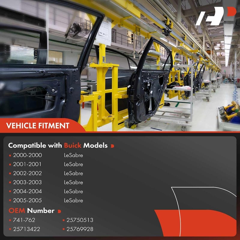 A-Premium Power Window Regulator with Motor for Buick LeSabre 2000-2005 Front Left Driver Side - Image 3