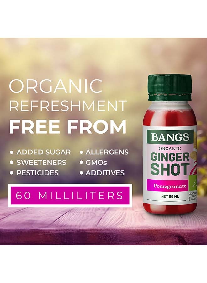 BANGS Organic Ginger Shot With Pomegranate 60ml - Image 4