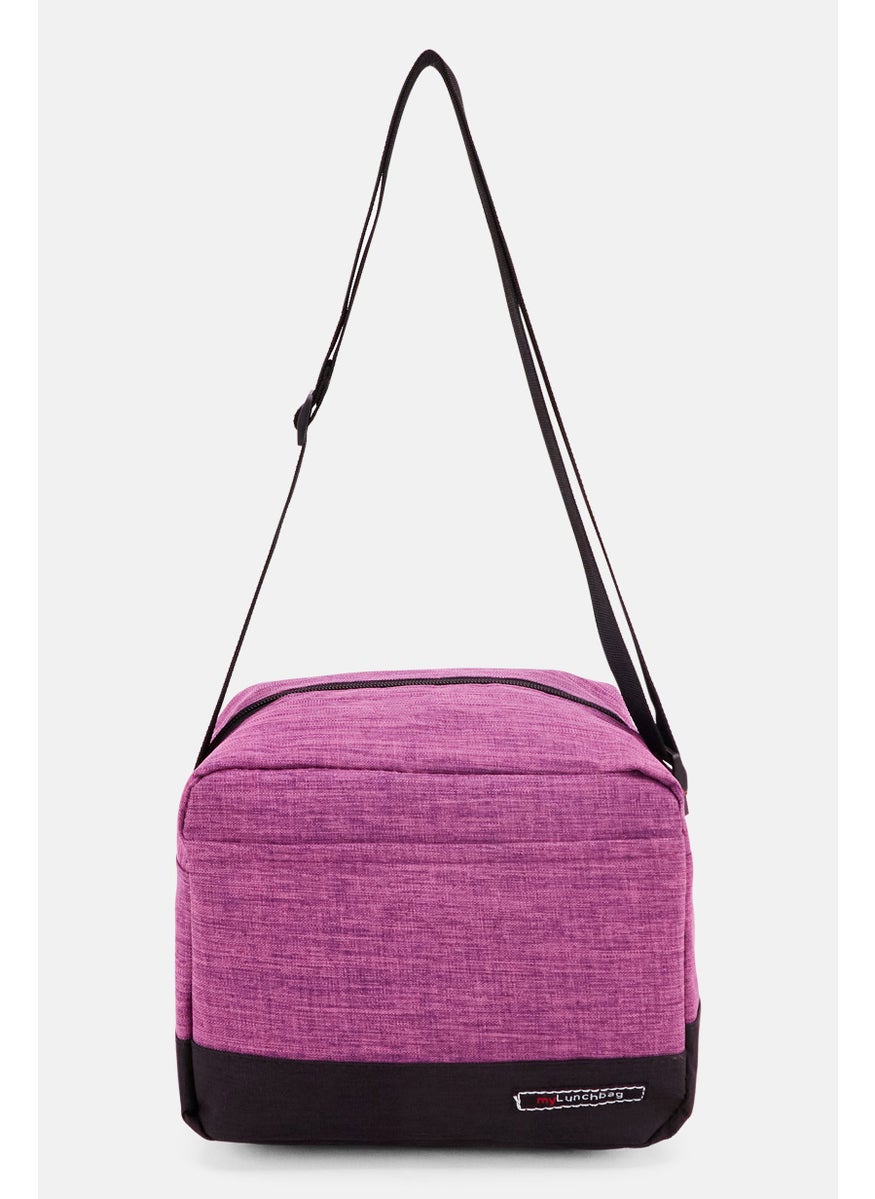 IRIS - Lunch Bag With 2 In 1 Glass Lunch Box Set 3,5 L, Purple - Image 1