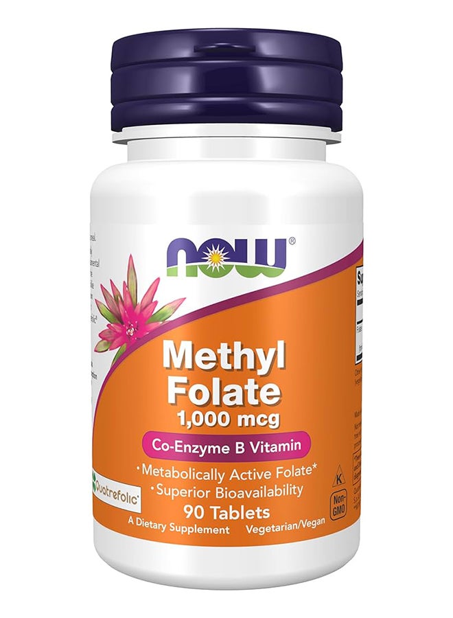 now Methyl Folate 1000 Mcg 90 Tabs
