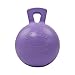 Jolly Pets TugnToss Heavy Duty Dog Toy Ball with Handle 10 InchesXLarge Light Purple - Image 3