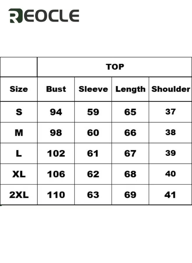 ريوكل قمصان نسائية، بلوزات أنيقة، قمصان كاجوال بأكمام طويلة، بلوزات بطبعات الأزهار، ياقة فضفاضة، بلوزة خفيفة الوزن - Image 4
