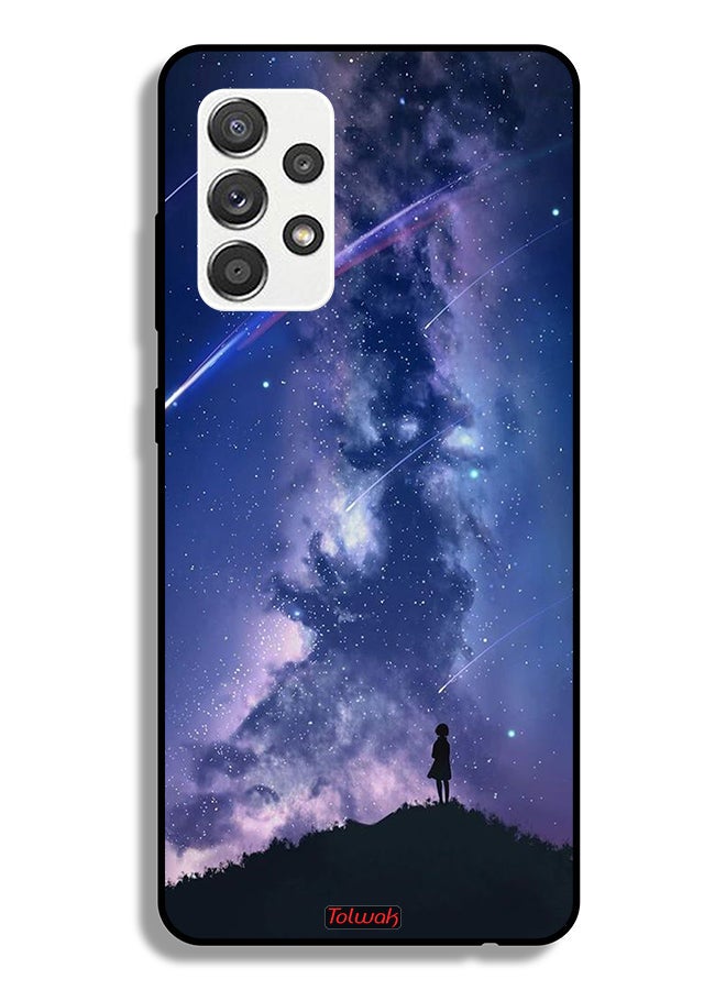 Tolwak Samsung Galaxy A32 5G Protective Case Cover Moving Stars - Image 1