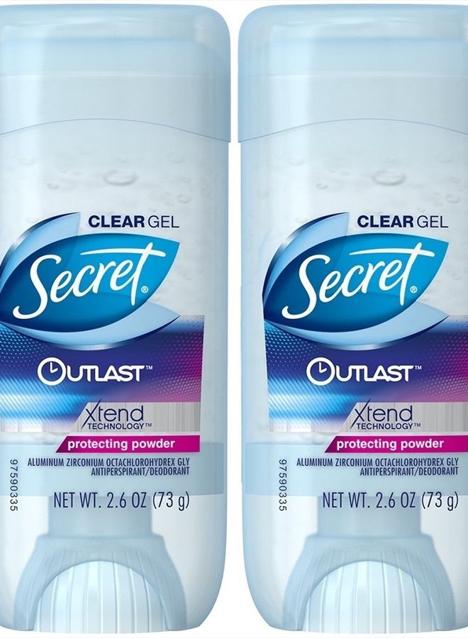 Secret Anti-Perspirant Clear Gel, 2.6 Ounce (Pack of 2)