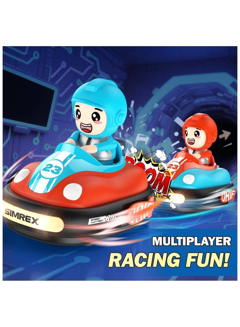 أنمي 2 قطع التحكم عن سيارة الوفير للأطفال لعبة مع الموسيقى الخفيفة - Image 4