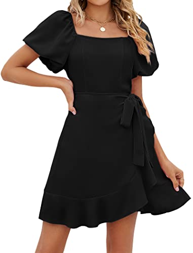 SAMPEEL Women Dresses for Special Occasions Birthday Party Dress for Junior Teen Girl Dance Black XS - Image 2