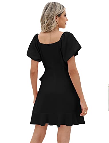 SAMPEEL Women Dresses for Special Occasions Birthday Party Dress for Junior Teen Girl Dance Black XS - Image 4