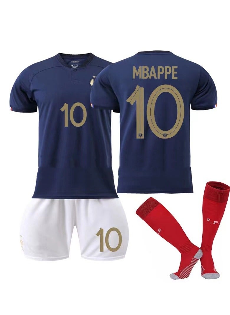 No.10   Football Jersey Set With Socks - Image 1