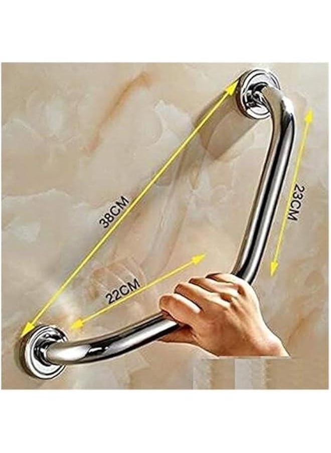 Stainless Steel Bathroom Safety Handle for Elderly and Children - Shower Grab Bar Bathtubs Showers Portable Grip Rail