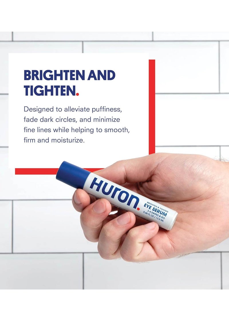 Huron Eye Serum - Men’s Eye Roller - Helps Alleviate Dark Circles, Fine Lines and Puffiness - Contains Niacinamide & Caffeine - Apply Twice a Day - Image 2