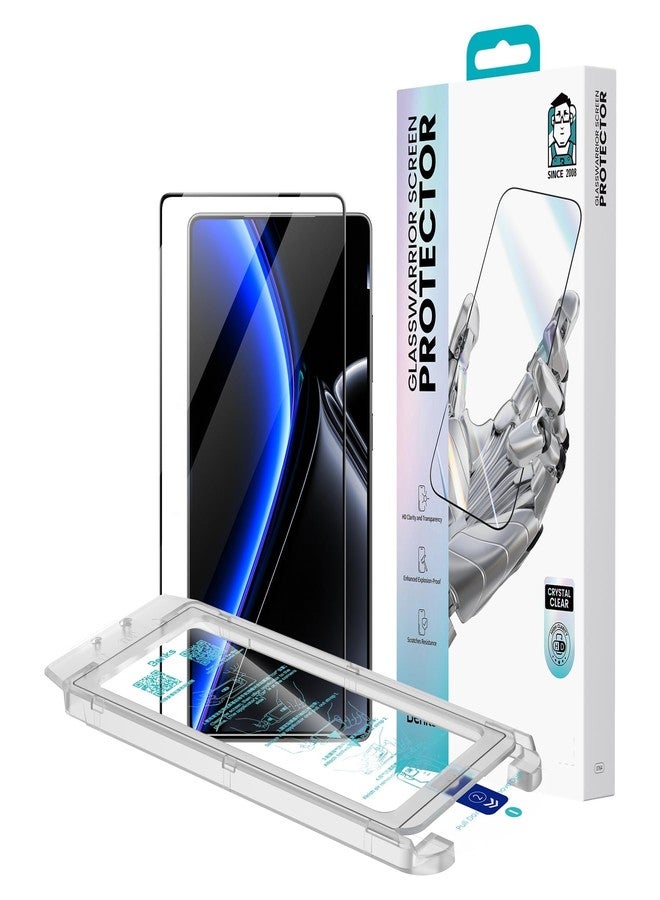 BENKS GlassWarrior AR Screen Protector for Samsung Galaxy S25 Edge, 9H+ Shatterproof [Military-Grade Protection], Superior Scratch Resistance Anti-Reflective Tempered Glass Screen Protector - Image 1