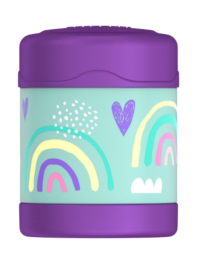 THERMOS ترمس فنتاينر للأطفال وعاء طعام من الفولاذ المقاوم للصدأ - قوس قزح - 290 مل - Image 1